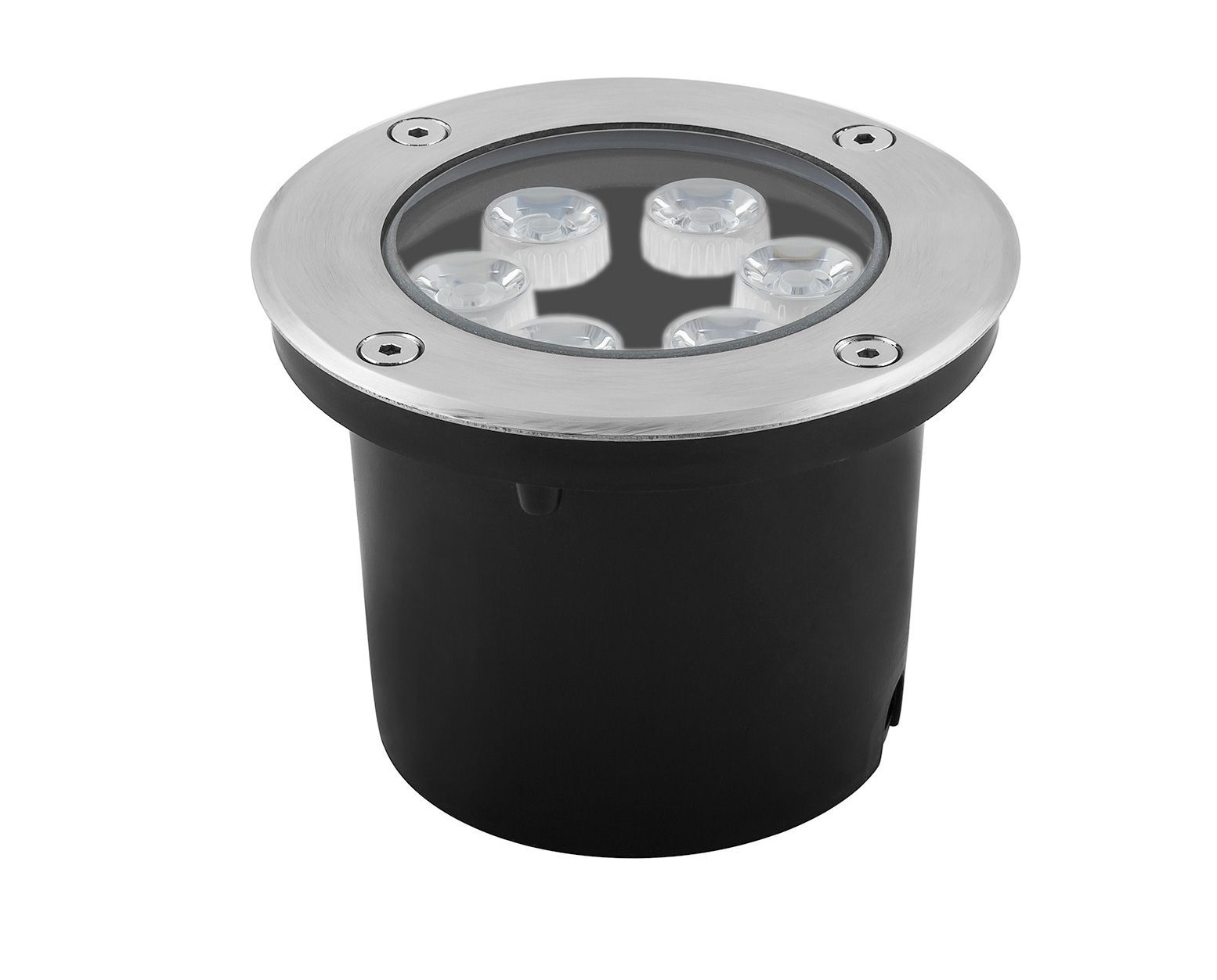 Светильник тротуарный 6LED,6400К, 6W, 120*H90mm, внутренний диаметр 116mm, IP 67,SP4112