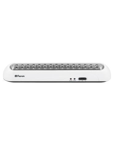 Светильник аккумуляторный EL-20 30LED AC/DC 1,8Вт 96Лм IP20 feron